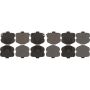 CENTRIC PARTS 105.11850 Posi Quiet Ceramic Brake Pads with Shims