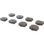 CENTRIC PARTS 105.11851 Posi Quiet Ceramic Brake Pads with Shims