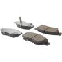 CENTRIC PARTS 105.11950 Posi Quiet Ceramic Brake Pads with Shims and Hardware