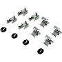 CENTRIC PARTS 105.12110 Posi Quiet Ceramic Brake Pads with Shims and Hardware