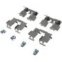 CENTRIC PARTS 105.12121 Posi Quiet Ceramic Brake Pads with Shims and Hardware