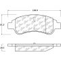 CENTRIC PARTS 105.12230 Posi Quiet Ceramic Brake Pads with Shims and Hardware