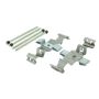 CENTRIC PARTS 105.12230 Posi Quiet Ceramic Brake Pads with Shims and Hardware