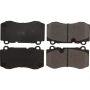 CENTRIC PARTS 105.12230 Posi Quiet Ceramic Brake Pads with Shims and Hardware