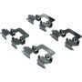CENTRIC PARTS 105.12260 Posi Quiet Ceramic Brake Pads with Shims and Hardware