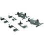 CENTRIC PARTS 105.12620 Posi Quiet Ceramic Brake Pads with Shims and Hardware