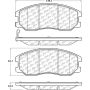 CENTRIC PARTS 105.12640 Posi Quiet Ceramic Brake Pads with Shims and Hardware