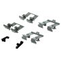 CENTRIC PARTS 105.12810 Posi Quiet Ceramic Brake Pads with Shims and Hardware