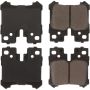 CENTRIC PARTS 105.12830 Posi Quiet Ceramic Brake Pads with Shims and Hardware