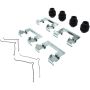 CENTRIC PARTS 105.12860 Posi Quiet Ceramic Brake Pads with Shims and Hardware