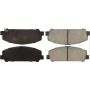 CENTRIC PARTS 105.12860 Posi Quiet Ceramic Brake Pads with Shims and Hardware