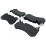 CENTRIC PARTS 105.12910 Posi Quiet Ceramic Brake Pads with Shims and Hardware