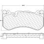 CENTRIC PARTS 105.12910 Posi Quiet Ceramic Brake Pads with Shims and Hardware