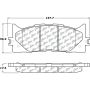 CENTRIC PARTS 105.12930 Posi Quiet Ceramic Brake Pads with Shims and Hardware