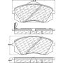 CENTRIC PARTS 105.12950 Posi Quiet Ceramic Brake Pads with Shims and Hardware