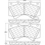 CENTRIC PARTS 105.13030 Posi Quiet Ceramic Brake Pads with Shims and Hardware