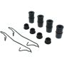 CENTRIC PARTS 105.13221 Posi Quiet Ceramic Brake Pads with Shims and Hardware