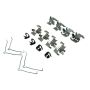 CENTRIC PARTS 105.13240 Posi Quiet Ceramic Brake Pads with Shims and Hardware