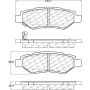CENTRIC PARTS 105.13370 Posi Quiet Ceramic Brake Pads with Shims and Hardware