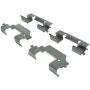 CENTRIC PARTS 105.13370 Posi Quiet Ceramic Brake Pads with Shims and Hardware