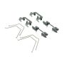 CENTRIC PARTS 105.13450 Posi Quiet Ceramic Brake Pads with Shims and Hardware