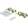 CENTRIC PARTS 105.13470 Posi Quiet Ceramic Brake Pads with Shims and Hardware
