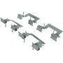 CENTRIC PARTS 105.13510 Posi Quiet Ceramic Brake Pads with Shims and Hardware