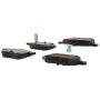 CENTRIC PARTS 105.13540 Posi Quiet Ceramic Brake Pads with Shims and Hardware
