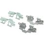 CENTRIC PARTS 105.13540 Posi Quiet Ceramic Brake Pads with Shims and Hardware