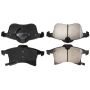 CENTRIC PARTS 105.13610 Posi Quiet Ceramic Brake Pads with Shims and Hardware