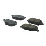 CENTRIC PARTS 105.13770 Posi Quiet Ceramic Brake Pads with Shims and Hardware