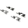 CENTRIC PARTS 105.13860 Posi Quiet Ceramic Brake Pads with Shims and Hardware