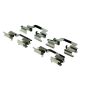 CENTRIC PARTS 105.13861 Posi Quiet Ceramic Brake Pads with Shims and Hardware