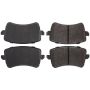 CENTRIC PARTS 105.13861 Posi Quiet Ceramic Brake Pads with Shims and Hardware