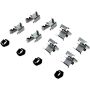 CENTRIC PARTS 105.13911 Posi Quiet Ceramic Brake Pads with Shims and Hardware