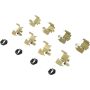 CENTRIC PARTS 105.13911 Posi Quiet Ceramic Brake Pads with Shims and Hardware