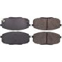 CENTRIC PARTS 105.13971 Posi Quiet Ceramic Brake Pads with Shims and Hardware