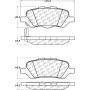 CENTRIC PARTS 105.14020 Posi Quiet Ceramic Brake Pads with Shims and Hardware