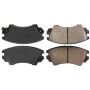 CENTRIC PARTS 105.14040 Posi Quiet Ceramic Brake Pads with Shims and Hardware