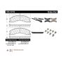 CENTRIC PARTS 105.14110 Posi Quiet Ceramic Brake Pads with Shims and Hardware