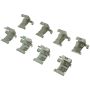 CENTRIC PARTS 105.14110 Posi Quiet Ceramic Brake Pads with Shims and Hardware
