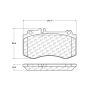 CENTRIC PARTS 105.14200 Posi Quiet Ceramic Brake Pads with Shims and Hardware