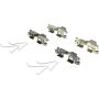 CENTRIC PARTS 105.14230 Posi Quiet Ceramic Brake Pads with Shims and Hardware