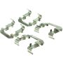 CENTRIC PARTS 105.14470 Posi Quiet Ceramic Brake Pads with Shims and Hardware