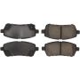 CENTRIC PARTS 105.14540 Posi Quiet Ceramic Brake Pads with Shims and Hardware