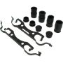 CENTRIC PARTS 105.14550 Posi Quiet Ceramic Brake Pads with Shims and Hardware