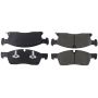 CENTRIC PARTS 105.14550 Posi Quiet Ceramic Brake Pads with Shims and Hardware