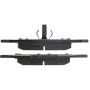 CENTRIC PARTS 105.14980 Posi Quiet Ceramic Brake Pads with Shims and Hardware
