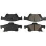 CENTRIC PARTS 105.14980 Posi Quiet Ceramic Brake Pads with Shims and Hardware