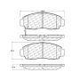 CENTRIC PARTS 105.15060 Posi Quiet Ceramic Brake Pads with Shims and Hardware